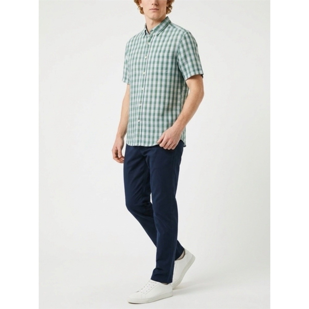 (..1)Heritage Report Collection Shirt Men's Short Sleeve Button-up Size Xl